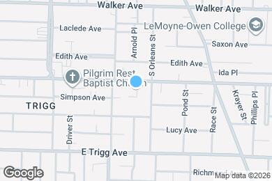 Map image of the property - 607 E McLemore Ave