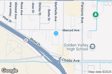 Map image of the property - 1772 Merced Ave