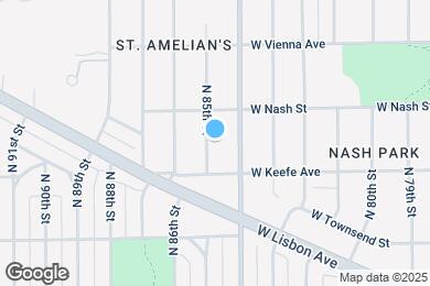 Map image of the property - 3536 N 85th St