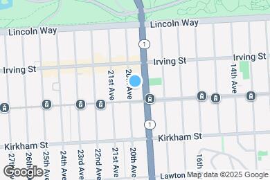 Map image of the property - 1370 20th Ave