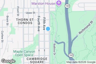 Map image of the property - 3100 6th Ave