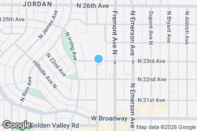 Map image of the property - 2222 Girard Ave N