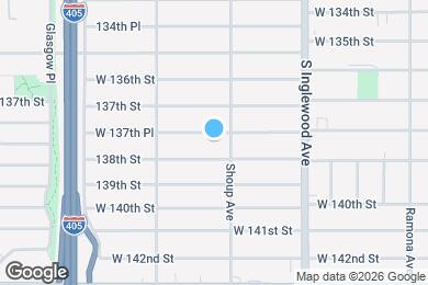 Map image of the property - 4916 1/2 W 137th Pl