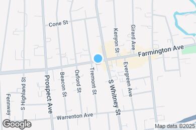 Map image of the property - 575 Farmington Ave