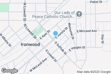 Map image of the property - 222 E Aurora St