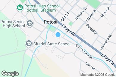 Map image of the property - 109 E Jefferson St