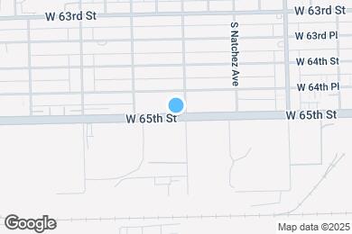 Map image of the property - 6614 W 65th St