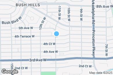 Map image of the property - 1045 4th Ter W