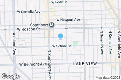 Map image of the property - 1321 W Henderson St