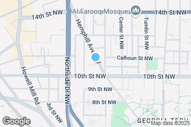 Map image of the property - 1018 Hemphill Ave NW