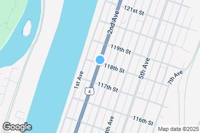 Map image of the property - 660 2nd Ave