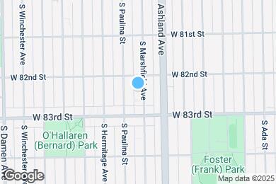 Map image of the property - 8222 S Marshfield Ave