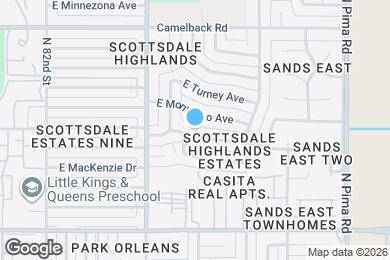 Map image of the property - 8508 E Heatherbrae Ave