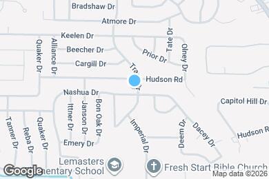 Map image of the property - 10401 Trask Dr