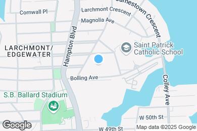 Map image of the property - Larchmont Apartments