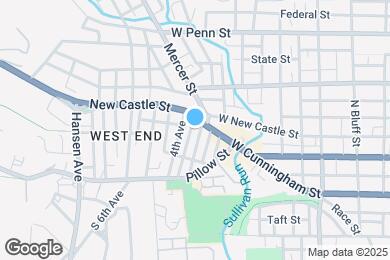 Map image of the property - 102 3rd Ave