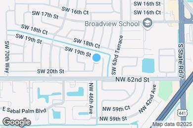 Map image of the property - 1940 SW 65th Terrace