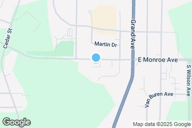 Map image of the property - 109 E Monroe Ave