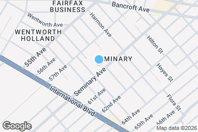 Map image of the property - 1729 Seminary Ave