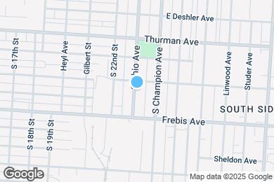 Map image of the property - 1394-1396 S Ohio Ave