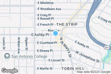 Map image of the property - 516 E Ashby Pl