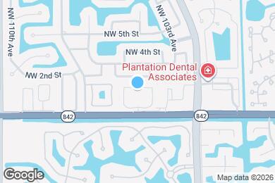 Map image of the property - 10401 W Broward Blvd