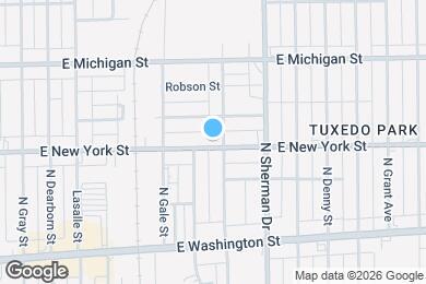 Map image of the property - 3622 E New York St