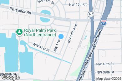 Map image of the property - 4190 NW 11th Ave