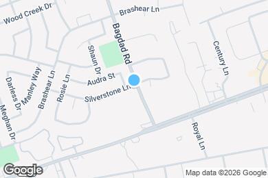 Map image of the property - 1000 Silverstone Ln