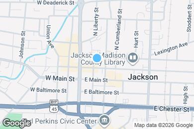 Map image of the property - 201 E Lafayette St