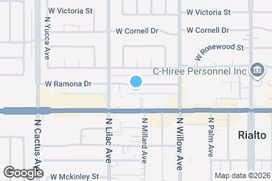 Map image of the property - 429 W Ramona Dr