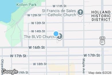 Map image of the property - 253 W 15th St