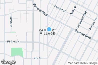 Map image of the property - 213 S Hoover St