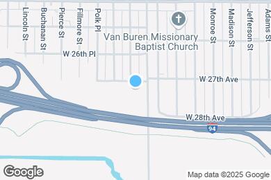 Map image of the property - 837 W 27th Ave