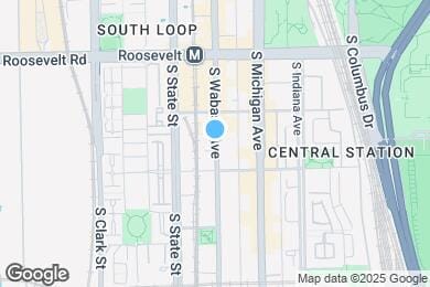 Map image of the property - 1358 S Wabash Ave