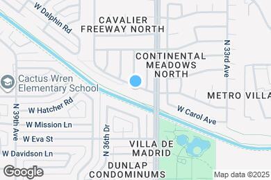 Map image of the property - 3531 W Vogel Ave