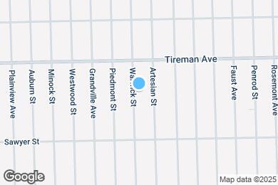 Map image of the property - 7750 Warwick St