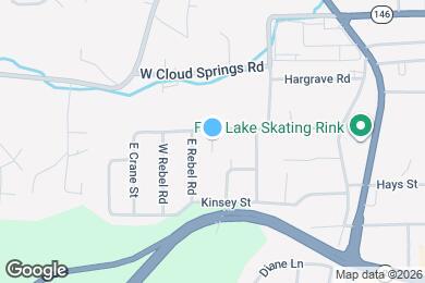 Map image of the property - 203 golden embers Ln