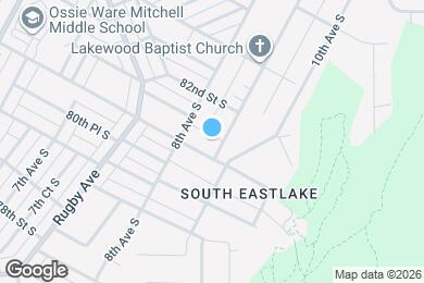 Map image of the property - 8106 9th Ave S