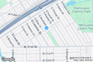 Map image of the property - 2973 S Lyman St