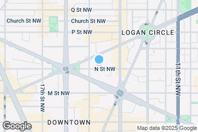 Map image of the property - 1445 N St NW