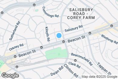 Map image of the property - 1784 Beacon St