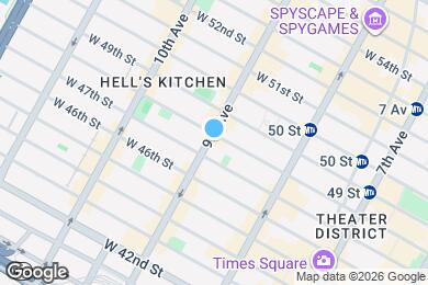 Map image of the property - 696 9th Ave