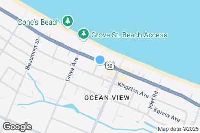 Map image of the property - 1847 E Ocean View Ave