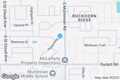 Map image of the property - 1804 Parkwood Dr