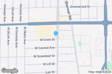 Map image of the property - 7202 W Crain St