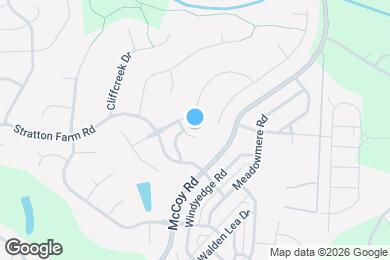 Map image of the property - 9423 Holly Bend Ln