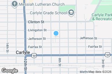 Map image of the property - 825 Jefferson St