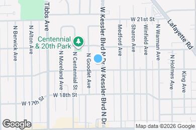 Map image of the property - 1908 Kessler Blvd North Dr