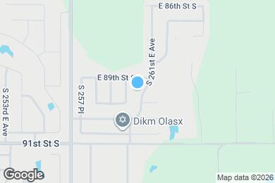 Map image of the property - 8944 S 261st E Ave